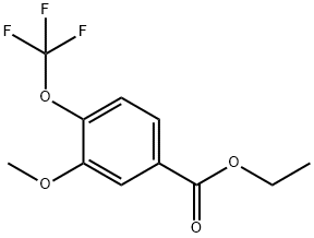Ethyl 3-methoxy-4-(trifluoromethoxy)benzoate Structural