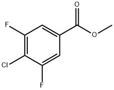 Methyl 4-chloro-3,5-difluorobenzoate Structural