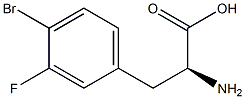 Phenylalanine, 4-bromo-3-fluoro- Structural