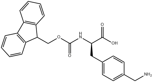 N-Fmoc-D-4-aminomethylPhenylalanine Structural