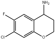 7-CHLORO-6-FLUORO-3,4-DIHYDRO-2H-1-BENZOPYRAN-4-AMINE