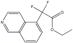 Difluoro-isoquinolin-5-yl-acetic acid ethyl ester Structural