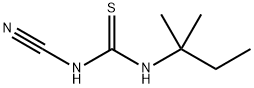 N-CYANO-N-(1,1-DIMETHYLPROPYL)THIOUREA Structural