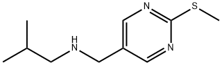 Isobutyl-(2-methylsulfanyl-pyrimidin-5-ylmethyl)-amine Structural