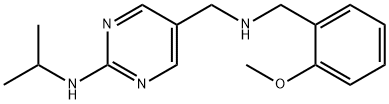 Isopropyl-{5-[(2-methoxy-benzylamino)-methyl]-pyrimidin-2-yl}-amine Structural