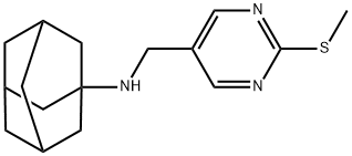 Adamantan-1-yl-(2-methylsulfanyl-pyrimidin-5-ylmethyl)-amine Structural