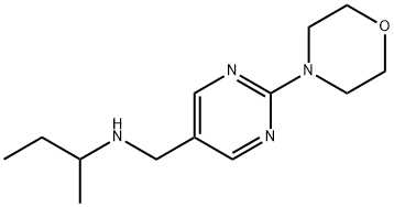 sec-Butyl-(2-morpholin-4-yl-pyrimidin-5-ylmethyl)-amine Structural