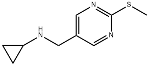 Cyclopropyl-(2-methylsulfanyl-pyrimidin-5-ylmethyl)-amine Structural