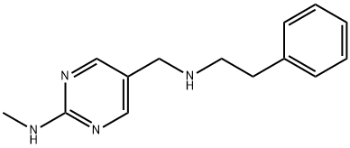 Methyl-[5-(phenethylamino-methyl)-pyrimidin-2-yl]-amine Structural