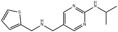 Isopropyl-(5-{[(thiophen-2-ylmethyl)-amino]-methyl}-pyrimidin-2-yl)-amine Structural