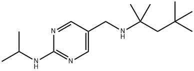 Isopropyl-{5-[(1,1,3,3-tetramethyl-butylamino)-methyl]-pyrimidin-2-yl}-amine Structural