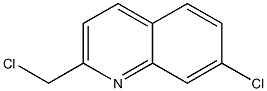 Quinoline, 7-chloro-2-(chloromethyl)- Structural