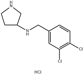 N-(3,4-DICHLOROBENZYL)PYRROLIDIN-3-AMINE HYDROCHLORIDE Structural