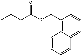 Butanoic acid,1-naphthalenylmethyl ester Structural