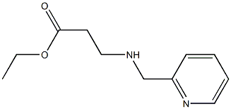 ethyl 3-{[(pyridin-2-yl)methyl]amino}propanoate Structural