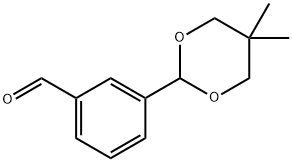 Benzaldehyde, 3-(5,5-dimethyl-1,3-dioxan-2-yl)- Structural