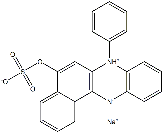 Benzo[a]phenazinium,5-hydroxy-7-phenylsulfo-, inner salt, sodium salt (9CI)