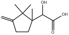 Hydroxy-(1,2,2-trimethyl-3-methylene-cyclopentyl)-acetic acid Structural