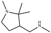N-methyl-1-(1,2,2-trimethyl-3-pyrrolidinyl)methanamine Structural