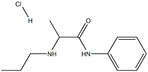 N-phenyl-2-(propylamino)propanamide hydrochloride Structural