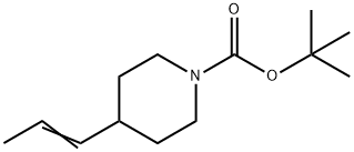 tert-butyl 4-[(E)-prop-1-enyl]piperidine-1-carboxylate Structural