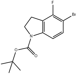 TERT-BUTYL 5-BROMO-4-FLUOROINDOLINE-1-CARBOXYLATE