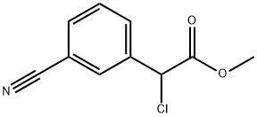 methyl 2-chloro-2-(3-cyanophenyl)acetate Structural