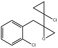 Oxirane, 2-(1-chlorocyclopropyl)-2-[(2-chlorophenyl)methyl]- Structural