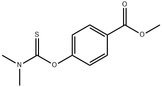 methyl 4-(dimethylthiocarbamoyloxy)benzoate Structural