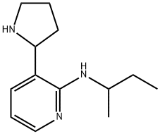 sec-Butyl-(3-pyrrolidin-2-yl-pyridin-2-yl)-amine Structural