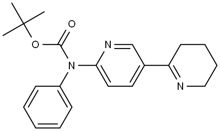 Phenyl-(3,4,5,6-tetrahydro-[2,3]bipyridinyl-6-yl)-carbamic acid tert-butyl ester Structural