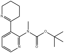 Methyl-(3,4,5,6-tetrahydro-[2,3]bipyridinyl-2-yl)-carbamic acid tert-butyl ester Structural