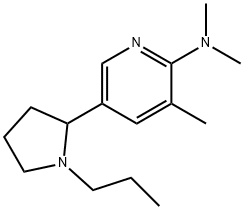 Dimethyl-[3-methyl-5-(1-propyl-pyrrolidin-2-yl)-pyridin-2-yl]-amine Structural