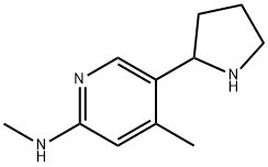 Methyl-(4-methyl-5-pyrrolidin-2-yl-pyridin-2-yl)-amine Structural