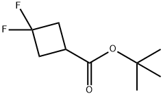 TERT-BUTYL 3,3-DIFLUOROCYCLOBUTANECARBOXYLATE Structural