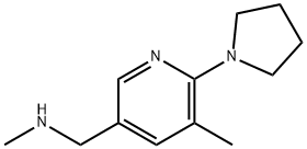 Methyl-(5-methyl-6-pyrrolidin-1-yl-pyridin-3-ylmethyl)-amine Structural