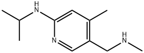 Isopropyl-(4-methyl-5-methylaminomethyl-pyridin-2-yl)-amine Structural