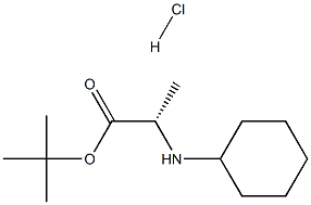 RS-Cyclohexylalanine 1,1-dimethylethyl ester hydrochloride Structural