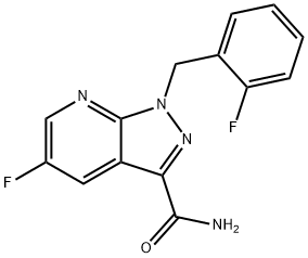 5-fluoro-1-(2-fluorobenzyl)-1H-pyrazolo[3,4-b]pyridine-3-carboxamide