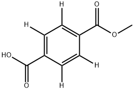 MONO-METHYL TEREPHTHALATE-2,3,5,6-D4 Structural