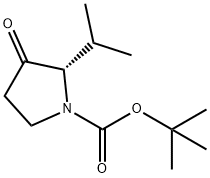 tert-Butyl (2S)-3-oxo-2-(propan-2-yl)pyrrolidine-1-carboxylate Structural