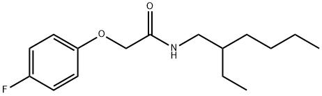 N-(2-ethylhexyl)-2-(4-fluorophenoxy)acetamide Structural