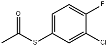 S-(3-CHLORO-4-FLUOROPHENYL) ETHANETHIOATE Structural