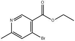 Ethyl 4-Bromo-6-Methylnicotinic acid Structural