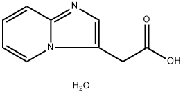 imidazo[1,2-a]pyridin-3-ylacetic acid hydrate Structural