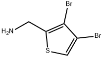 C-(3,4-Dibromo-thiophen-2-yl)-methylamine Structural