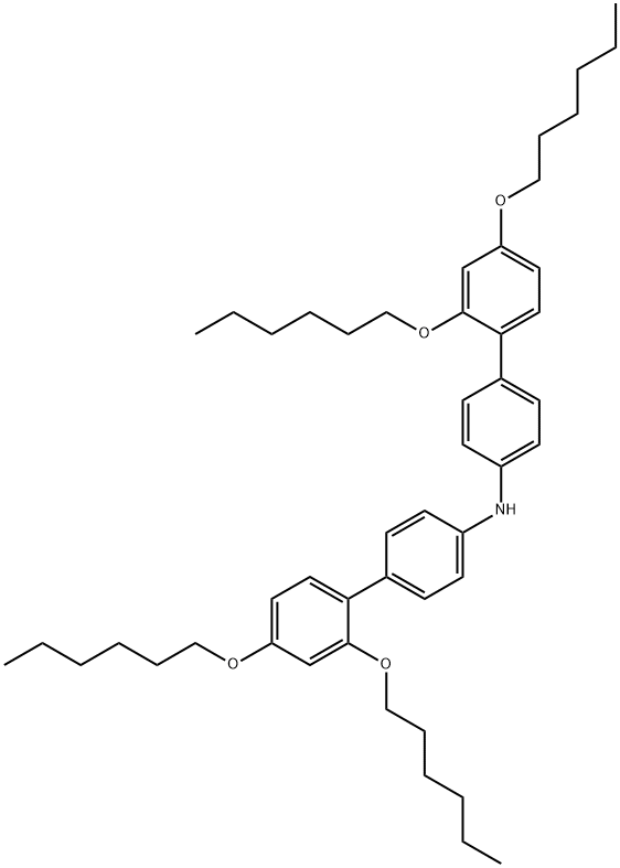 BIS(2,4-BIS(HEXYLOXY)BIPHENYL-4-YL)AMINE Structural