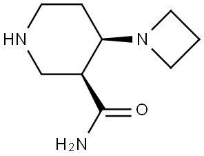 CIS-4-(AZETIDIN-1-YL)PIPERIDINE-3-CARBOXAMIDE Structural