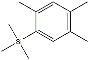 trimethyl-(2,4,5-trimethylphenyl)silane Structural