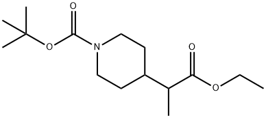 tert-butyl 4-(1-ethoxy-1-oxopropan-2-yl)piperidine-1-carboxylate
